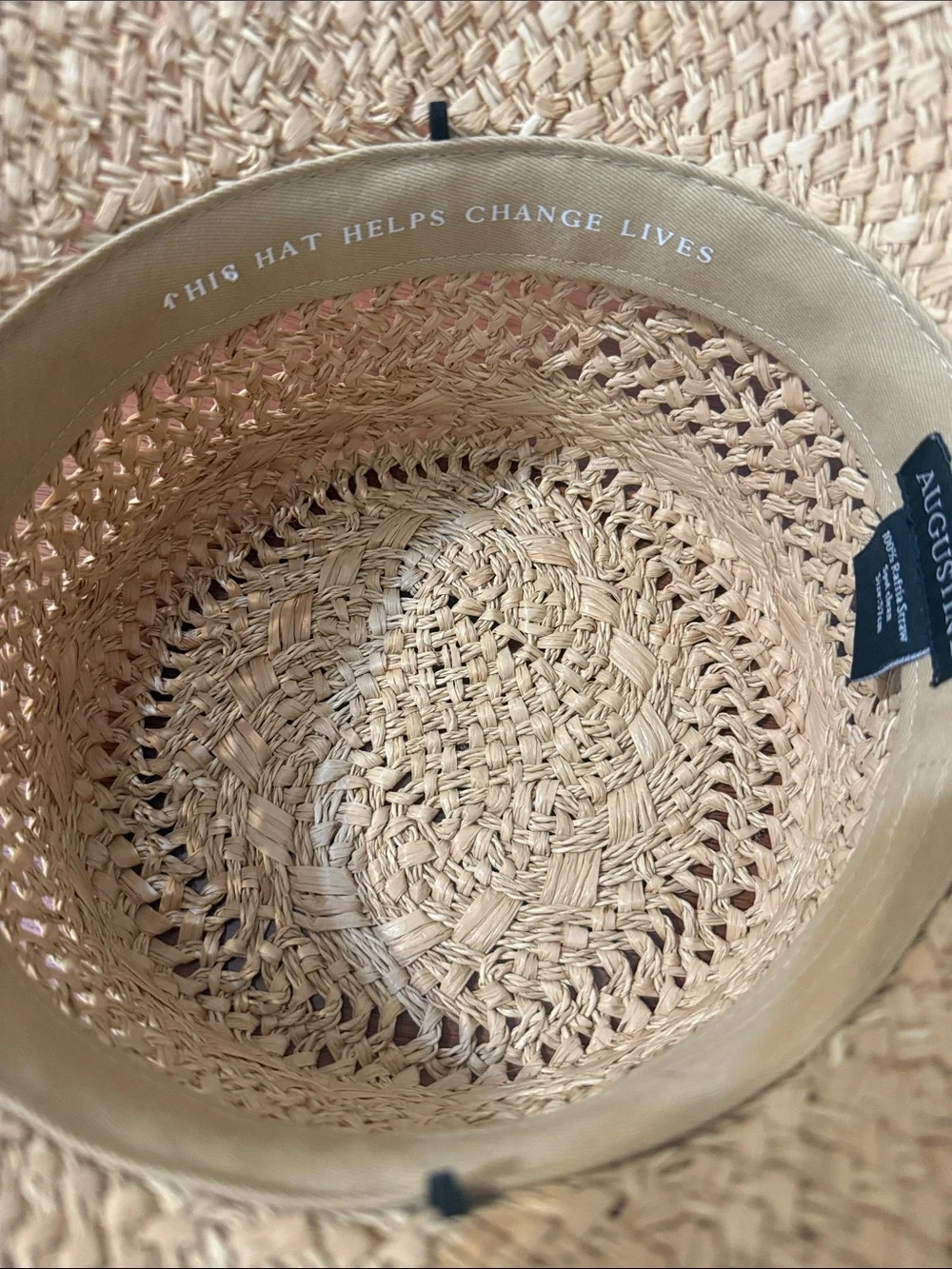 Augustine Rafria Straw Bucket Hat